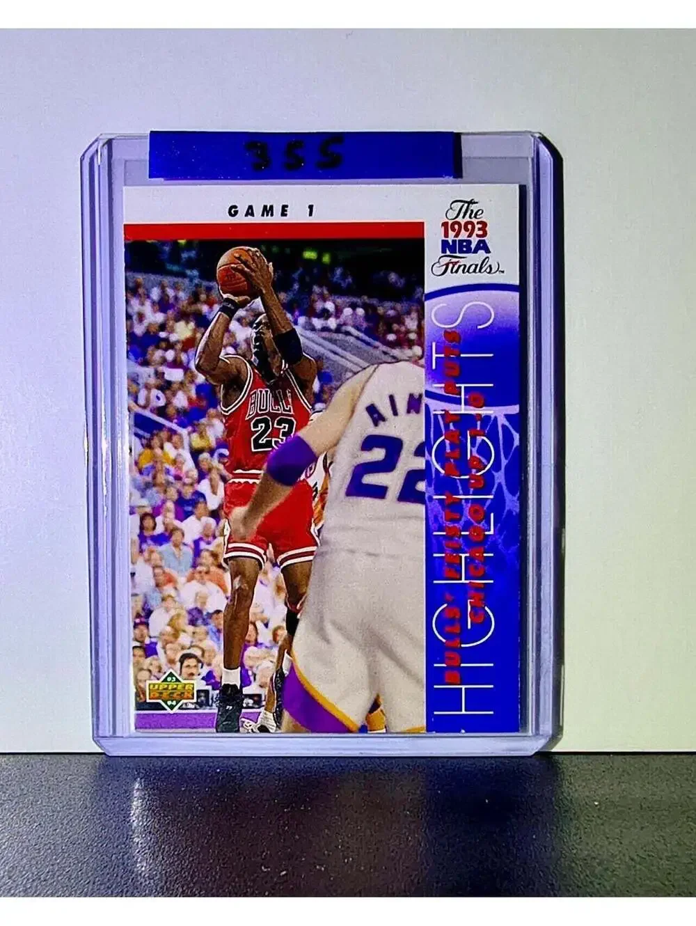 Michael Jordan 1993-94 Upper Deck NBA Finals #198 Basketball Card Chicago Bulls